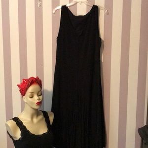 Max Studio large black dress